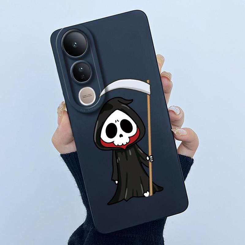 For Vivo V50 Lite Case Lovely Phone Shell Soft Liquid Silicone Back Cover For Vivo V 50 Lite Full Protection Shockproof Bumper