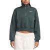 Nike Sweatshirts Women's Green Turtleneck Moderate DQ5768-338