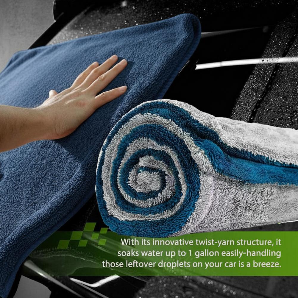 60X120Cm Oversized Car Towel High Absorbent Soft Scratch Free Cleaning Towel Heavy-Duty Thick Car Drying Cloth For Car Detailing