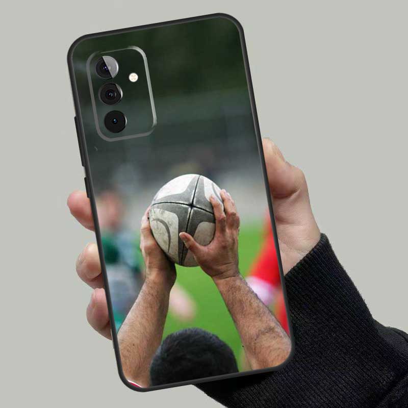 Rugby Ball Kit Team Case For Samsung Galaxy A33 A53 A13 A23 A17 A06 A16 A56 A36 A54 A34 A14 A52 A32 A15 A35 A55
