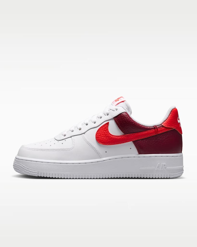 IR0872-101 Nike Air Force 1 '07 "White/Light Crimson" (Women's)