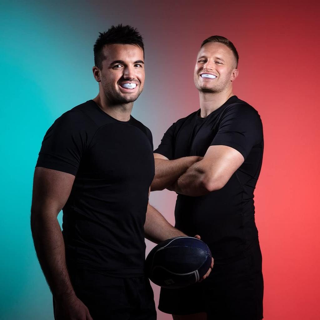 OPRO Mundschutz Mundstück Individuelles, im Dentallabor entwickeltes Mundstück Sportmundstück für Kampf- und Kontaktsportarten Hergestellt in England Passform durch einzigartige