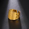 LIKGREAT Viking Compass Vegvisir Ring Helm of Awe Nordic Rune Scandinavian Amulet Stainless Steel Jewelry New Year Gift