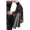 Thin Breathable Detachable Horn Sleeve For Wedding Dresses  Long Tulle Witch Gloves Arm Cover Halloween Costume Accessories