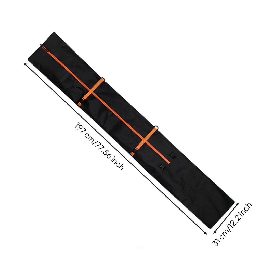 Foldable Ski Storage Bag Compact Waterproof Equipment Portable for Slopes