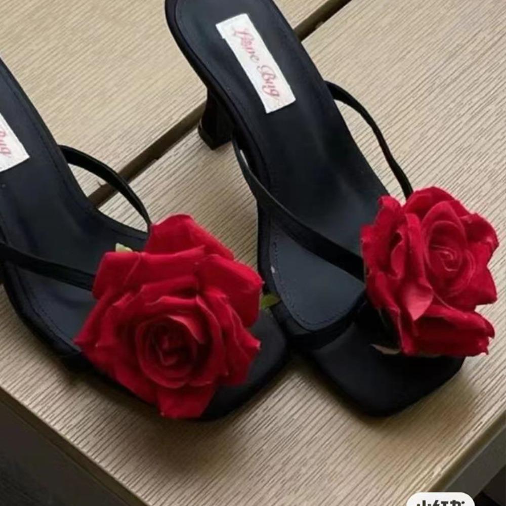 1 Ζευγάρι Προσομοίωση Πολύχρωμα Ταϊλανδέζικο Νεραϊδικό Λουλούδι Πόρπες Παπουτσιών Προσωποποιημένο Σχέδιο Πορσελάνη Προσομοίωση Πόρπες Διακόσμηση