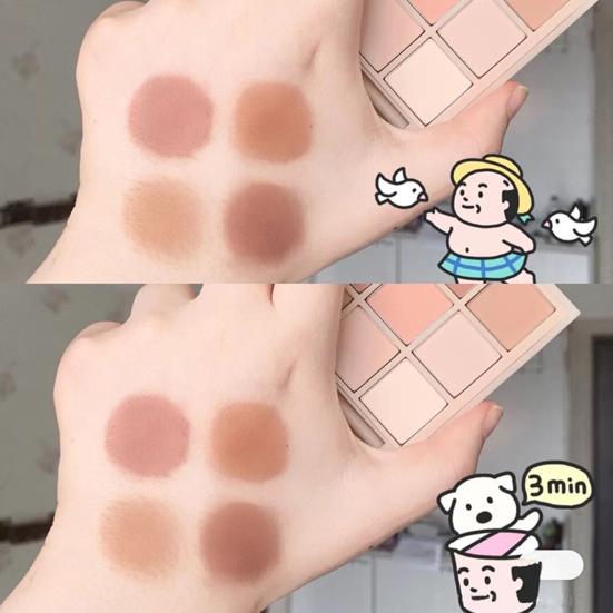 Versatile Synthetic Waterproof Makeup Eyeshadow Palette for Gift
