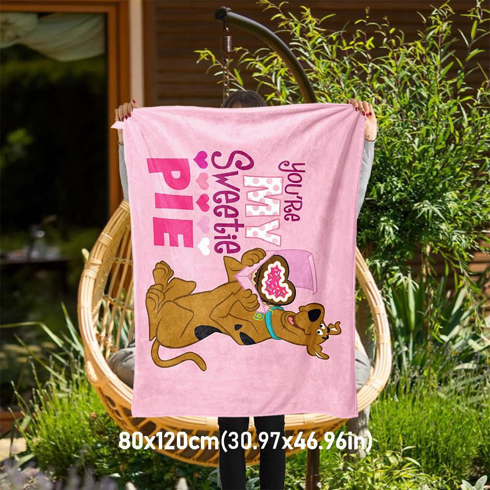 

1pc pie sweetie my Outdoor Blanket - Throw Blanket, Soft , Flannel Blankets, Living Room, Travel, Camping-1102160 80x120cm