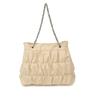 Large Capacity Pleated Niche Tote Bag Women's 2026 Spring New Delicate Chain Shoulder Armpit Bag