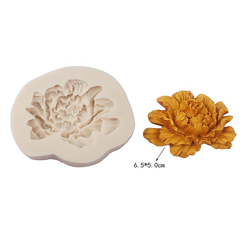 1Pc Peony Sunflower Lotus Silicone Molds Chinese Rose Flower Mould Diy Chocolate Candy Cake Fondant Mold Dessert Decoration