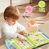 Elektronisches Hörbuch für Kinder, zum Zeigen und Lesen, Hörbücher, Früherziehungsgerät, Kognitives Buch, Lernen, Englische Spielzeuge, Kleinkindgeschenke