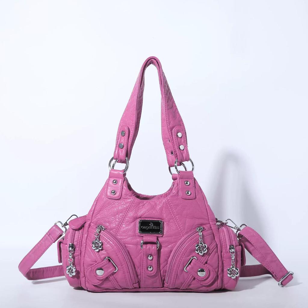 Vielseitige Handtaschen Damen Kleine Umhängetasche Weiche Tragetasche Modische Umhängetasche Mehrere Taschen Crossbody Umhängetasche Handy Tasche