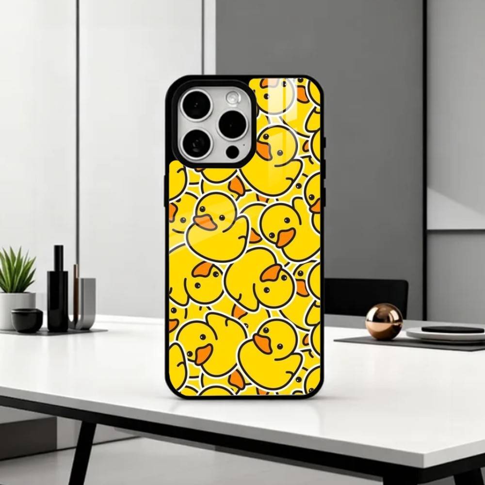 Lovely Yellow D-Duck Phone Case For iPhone17,16,15,14,13,12,11 Plus,Pro Max Magnetic For Magsafe Wireless Charging