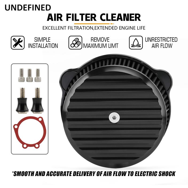 For Harley Sportster XHL XL 883 1200 Iron Nightster Seventy two Forty eight XR 1200 1991-2023 Air Filter Intake Cleaner Black