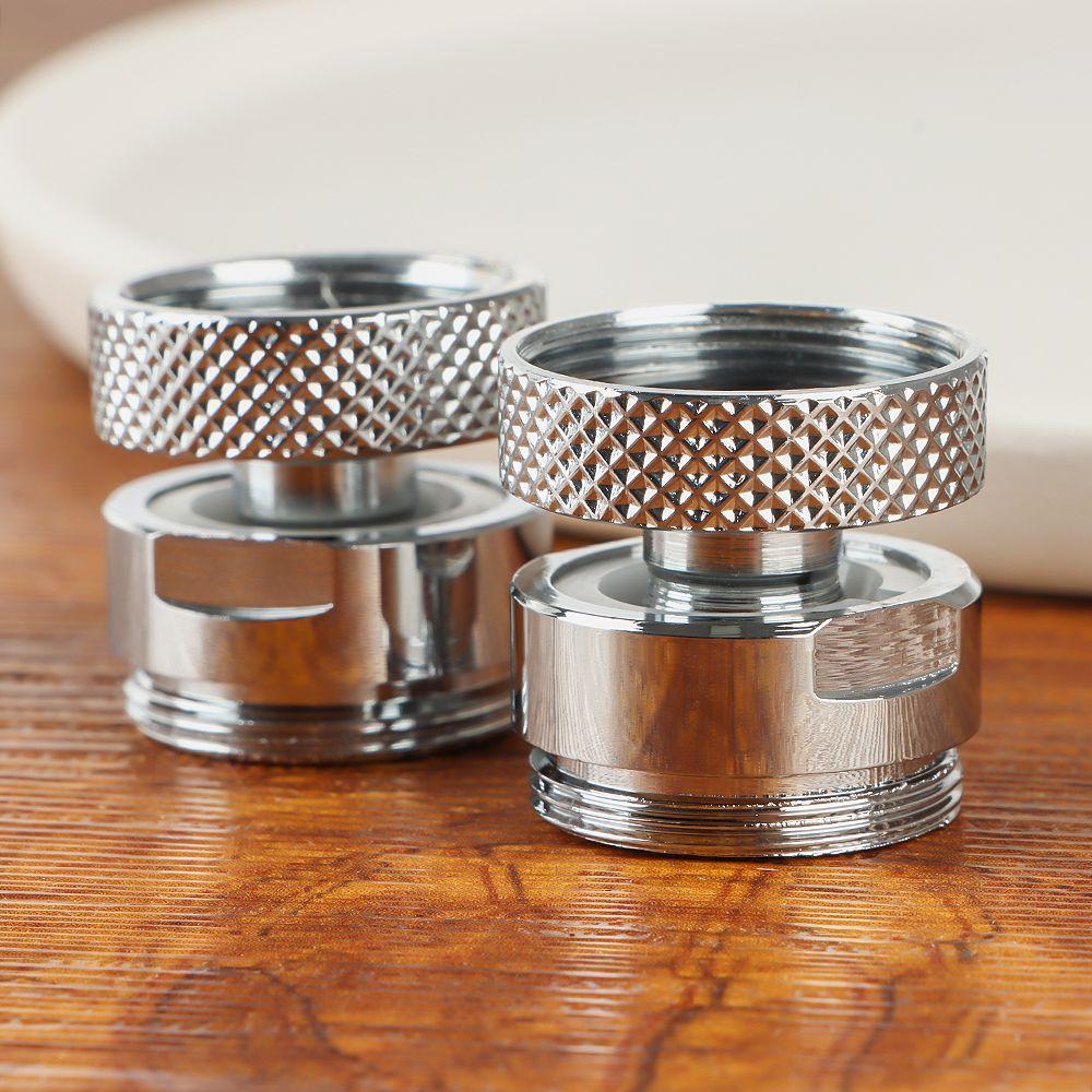 1Pc Swivel Aerator Adapter 360 Degree Adjustable Faucet Adapter Water Purifier Accessories Anti-Slip Garden Hose Connection 22mm