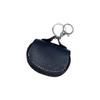 Chic Horseshoe Design Keychain Pouch Soft Genuine Leather Construction Ergonomic Metal Clip For Bag Attachment