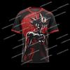 Manhunt Retro Y2K Men's and Women's American Street Wear T-shirt, Fashionable Round Neck Loose Casual Top for Spring and Summer