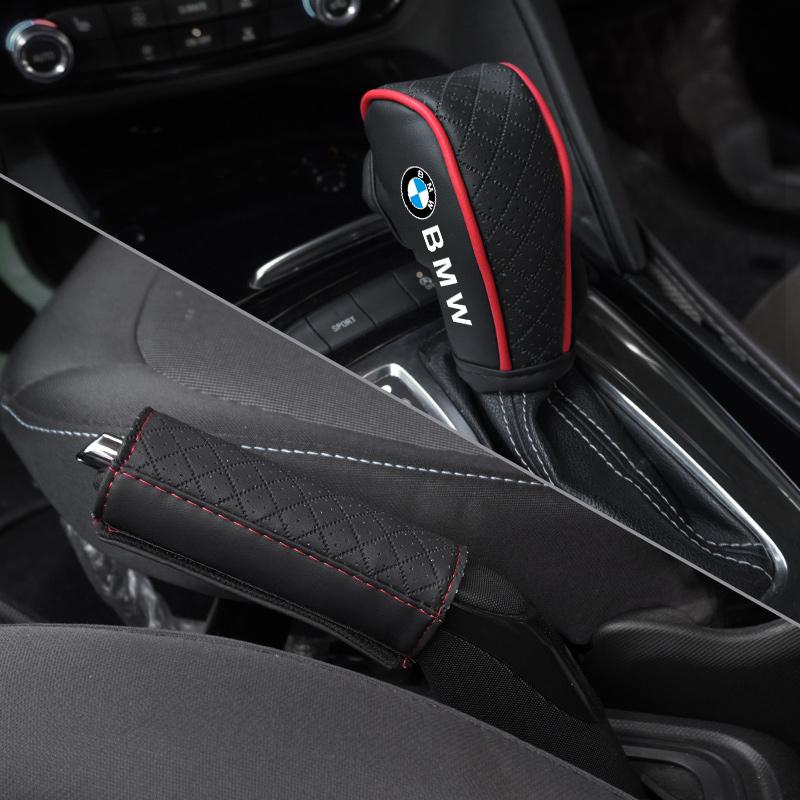 Car Shift Handle Cover Non-slip Wear-resistant For BMW M Power Performance M3 M5 X1 X2 X3 X5 E30 E36 E39 E46 E87 E91 E90 E60 E82 Pdzp71
