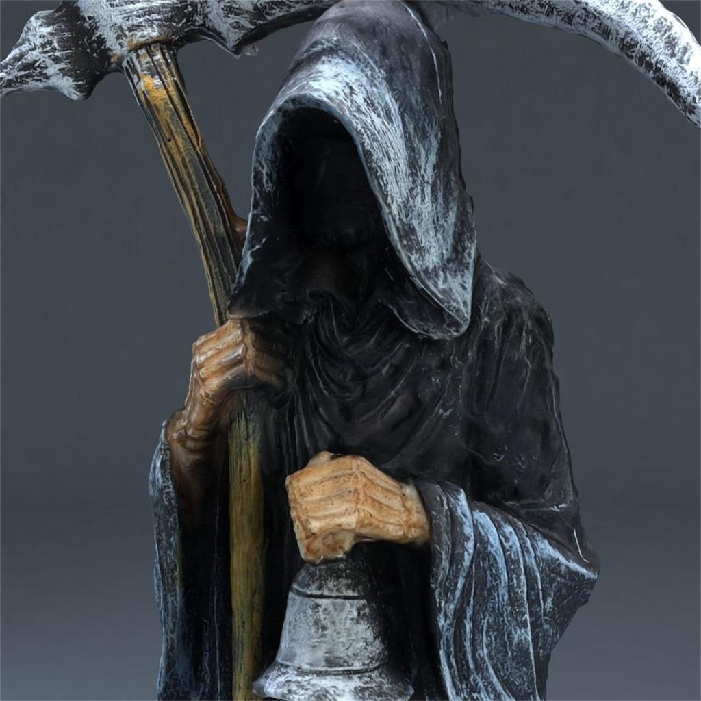 Death God Statue Gothic Decors Resins Craft Indoor and Outdoor Garden Desktop Sculpture Ornament For Halloween Party