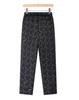 Women's Plus Size Warm Cotton Pants - Elastic Waist, Comfortable, Loose, Printed, Winter, Middle-Aged & Elderly 