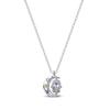 925 Silver Necklace Four-leaf Clover Zircon Pendant Necklace for Women Anniversary Birthday Jewelry Gifts