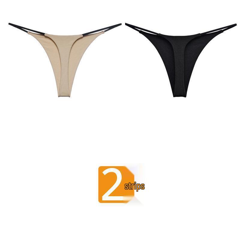 Women's Summer T-Back One-Piece Sexy Silk Yoga Underwear