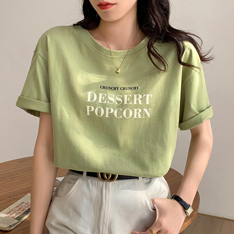 Acquista Hirsionsan Magliette Coreane Larghe da Donna Estive