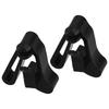 BPX700010 2Pcs Gas Fuel Door Latch Clip Black Plastic Fit for Land Rover Discovery Series II 1998 1999 2000 2001 2002 2003 2004