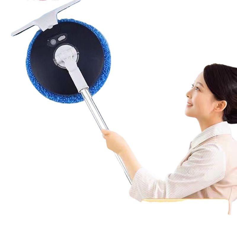 Automatic Electric Window Cleaning Robot with Telescopic Rod