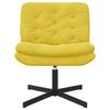 Rotating Relaxation Chair Yellow 63 x 75 x 76 cm Velvet