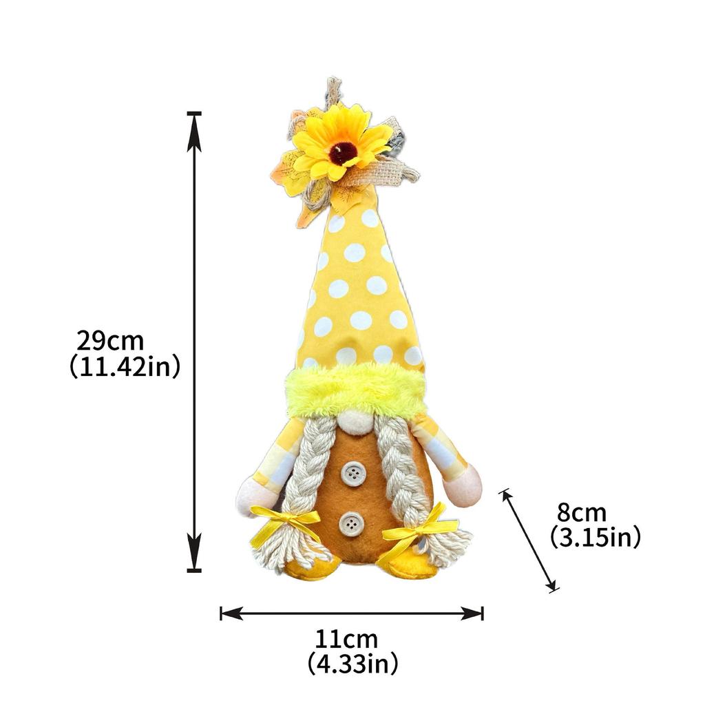 Cross-Border Rudolph Gnome Christmas Plush Toy - Holiday Ornament