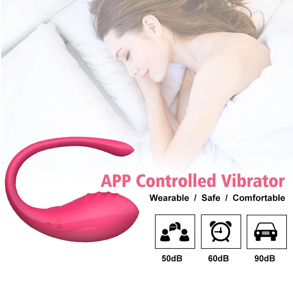 Wireless Bluetooth G Spot Vibrator for Women Dildo APP Remote Control Wear Vibrating Egg Clit Female Panties Sex Toys for Adults