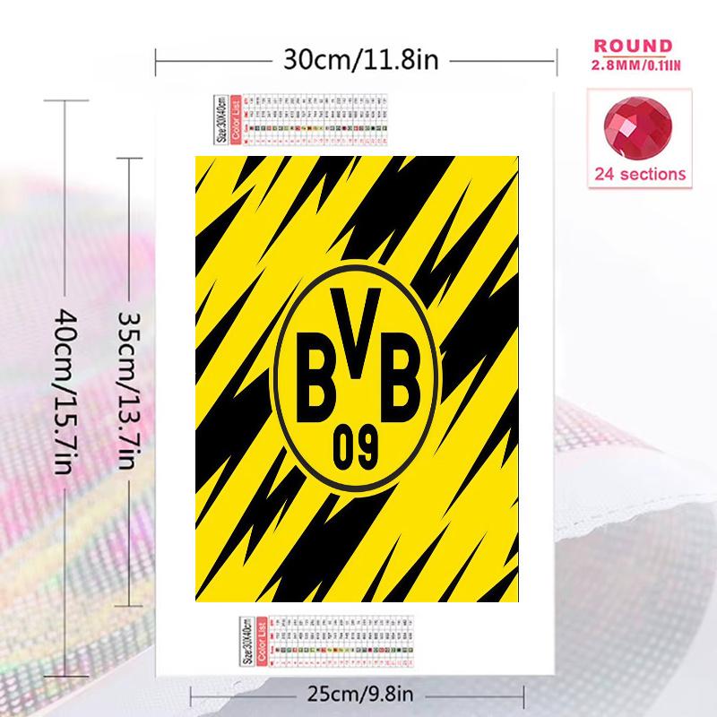BVB 09 100% Round Full Drill 5D DIY Diamond Painting Embroidery Cross Stitch Rhinestone Décor