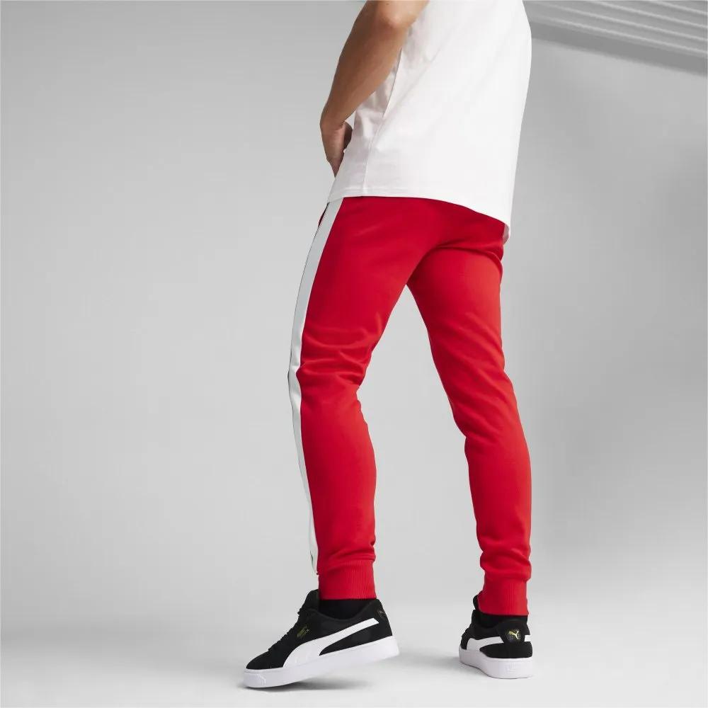 PUMA Pants Para Hombre Scuderia Ferrari Race Iconic T7 Motorsport (Unisex) Knitted Sweatpants 625199 02