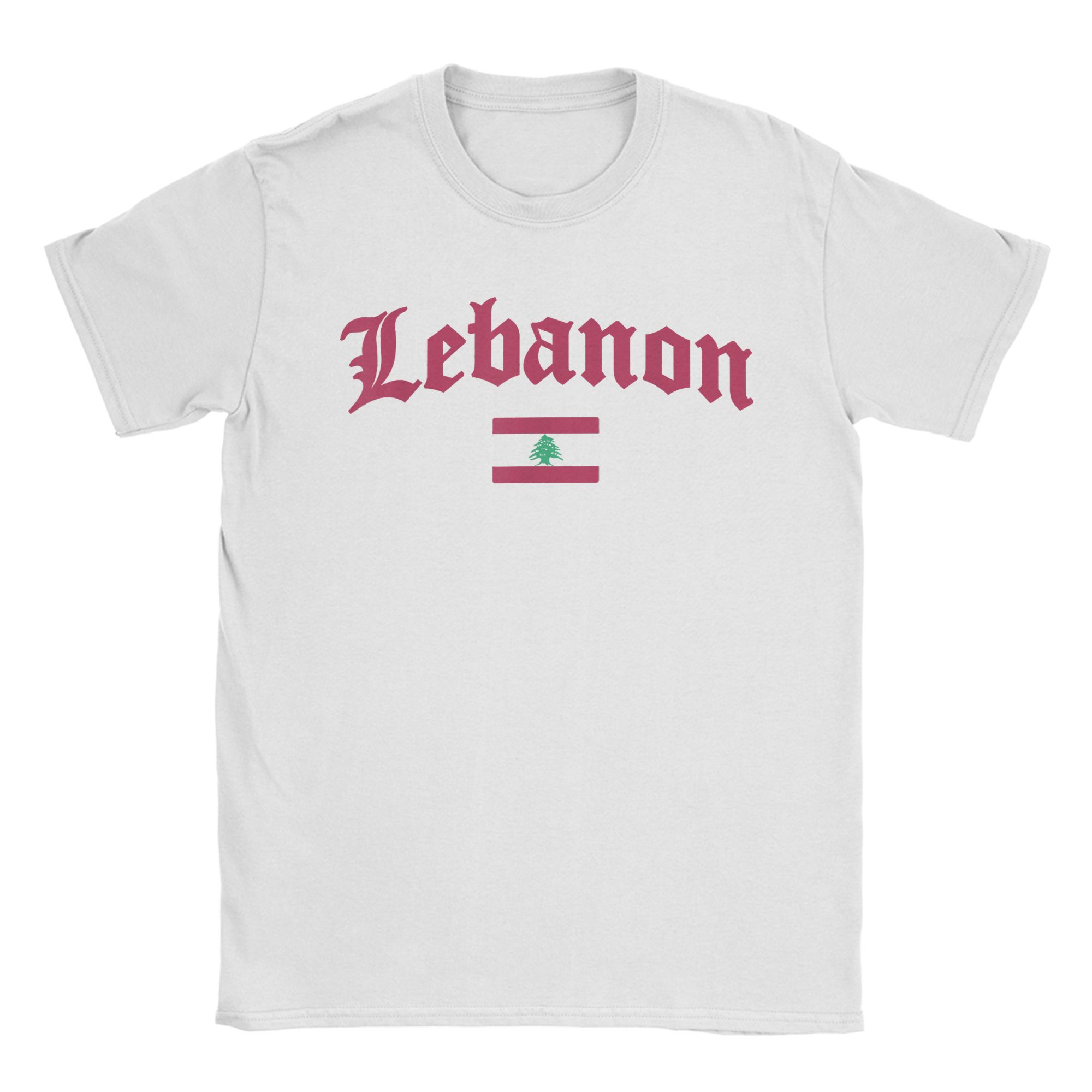 

Men s Lebanese Flag of Lebanon T Shirts Cotton Clothing Summer Streetwear Short Sleeve T-Shirt O Neck Harajuku Printed Tshirt S разноцветный
