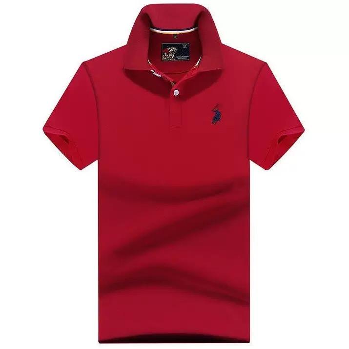 

TrendHub Мужские хлопковые рубашки-поло больших размеров 6XL, свободного кроя, высокого качества, с коротким рукавом, однотонные, с отложным воротником и вышивкой 6XL