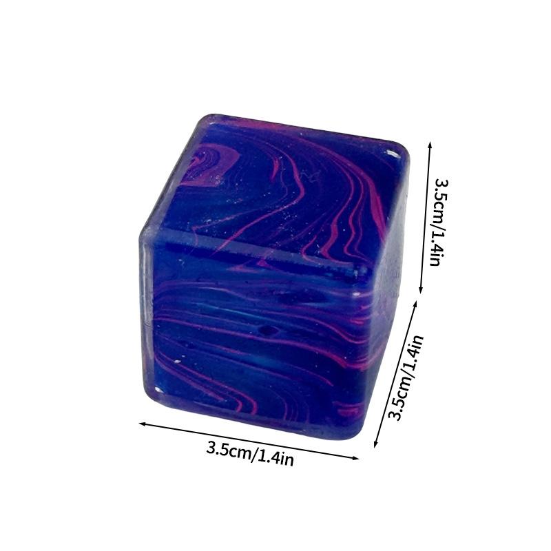 Nee Doh Ice Cube Maltose Decompression Toy Ice Cube Fidget Toys Squeeze Toy Anti-Stress Sensory Toy Pinch For Kids Adults Gift