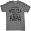 Herren My Favorite People Call Me Papa T-Shirt Lustiges Humorvolles Vater-T-Shirt für Jungs