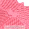 1Pcs Butterflies Brush Cleaning Pad Silicone Makeup Cleaner Easy Use Makeup Brush Cleaning Instrument for Home