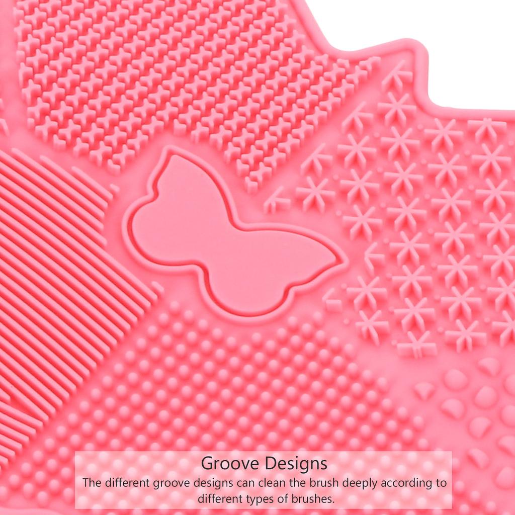 1Pcs Butterflies Brush Cleaning Pad Silicone Makeup Cleaner Easy Use Makeup Brush Cleaning Instrument for Home