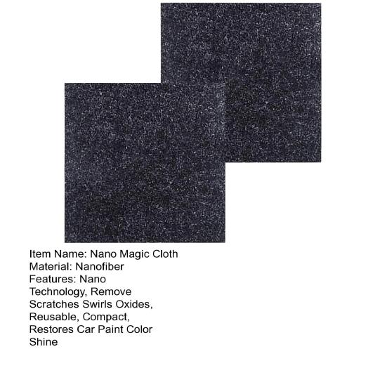 2 шт. Тканина для ремонту автомобільних подряпин. Нанотехнологія. Видалення подряпин. Завихрення. Оксиди. Відновлює колір фарби автомобіля. Сяйво. Багаторазова автомобільна наномагічна тканина.