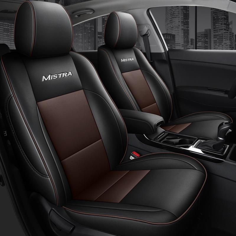 Hyundai Mistra 5-Seat Full Coverage Universal Leather Car Seat Covers, All-Season & Wear-Resistant