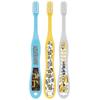 Skater Minion Toothbrush, 3-Piece Set, for Infants 0-3 Years Old, Medium Bristles, TB4T