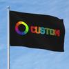Custom Single-Sided Flags Can Be Printed with Photos, Text, Logos, And Images. Personalize Outdoor Banners And Design Your Own Custom Gifts, Available