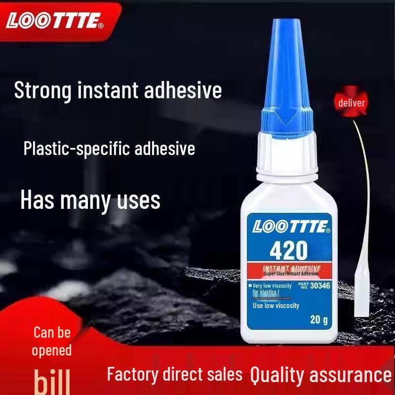LOOTTTE420 Original Glue Instant Adhesive: High Strength, Fast Drying, 20g Model for Metal & Plastic.