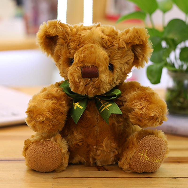 

Bear plush toy silk scarf teddy bear doll bear doll wedding birthday gift plush toy bear 20cm
