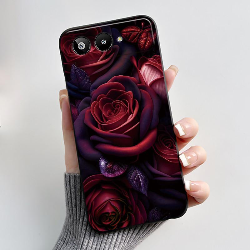 Casing For BLU G95 Case Aesthetic Luxury Cute Cool Boys Girls Pattern Black Matte Soft TPU Silicone Phone Case Back Shell Cover