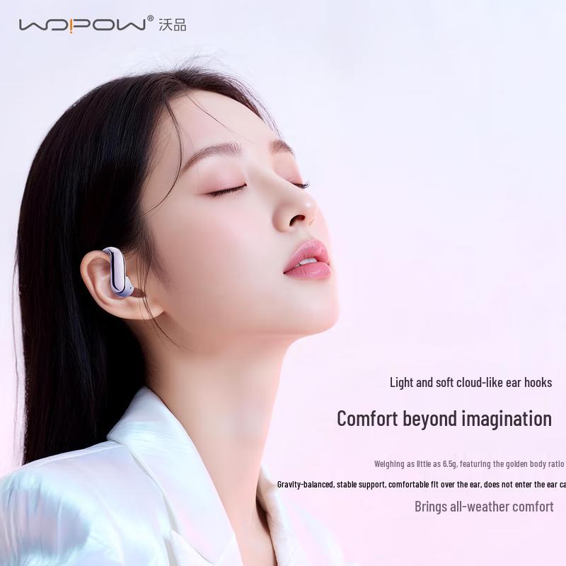 WOPOW OWS29 Open-Ear Clip Wireless Bluetooth Sport Earbuds