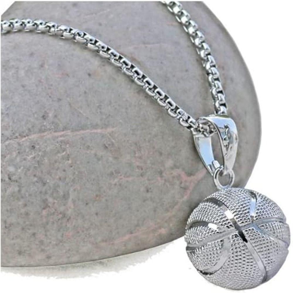 Jewelry Soccer Football Pendant Metal Chain Men's Necklace  Valentine's Day Gift