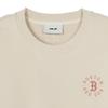 New MLB Basic Boston Red Sox Sweatshirt Women's Dark Cream 3FMTB0244-43CRD